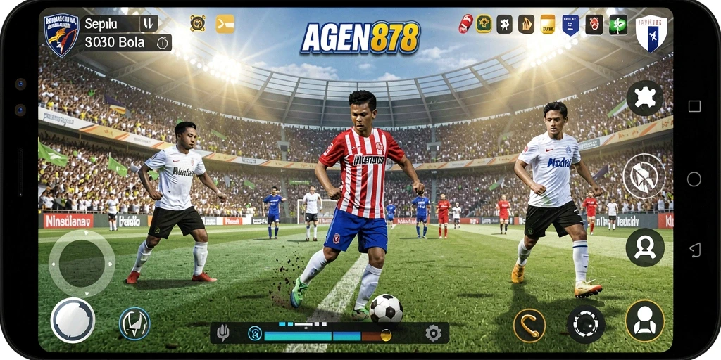 Tampilan gameplay AGEN878 yang seru dan menegangkan di lapangan.