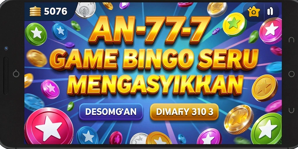 Tampilan gameplay seru dan interaktif Bingo di AN777.