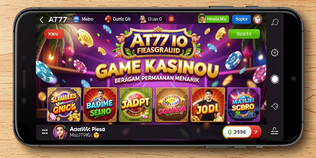 Tampilan gameplay yang menarik di AT777 dengan berbagai permainan Kasino.