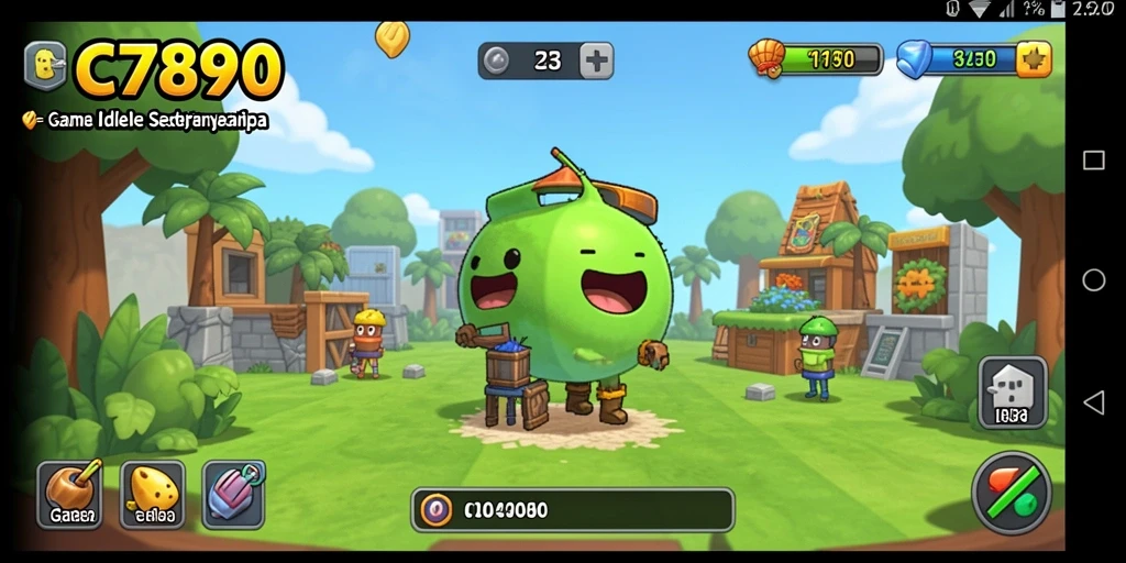 Tampilan gameplay C7890 yang menarik dan menyenangkan dalam mode idle.