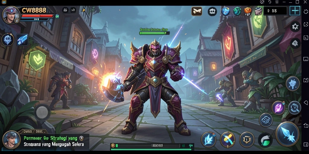 Tampilan gameplay <strong>CW8888</strong> yang menakjubkan dengan strategi yang mendebarkan.