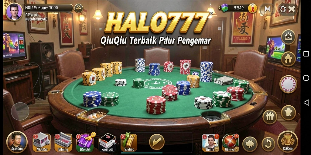 Tampilan gameplay seru dan menarik di HALO777.