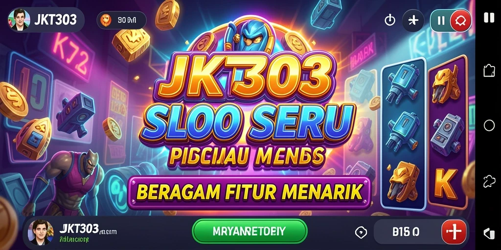 Tampilan seru gameplay JKT303 dengan fitur slot yang menarik.