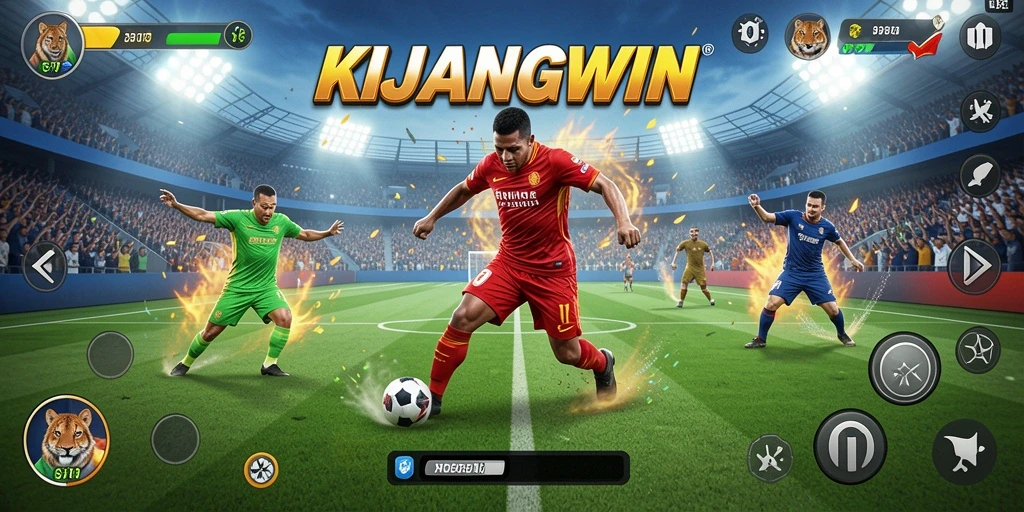 Gameplay KIJANGWIN dengan aksi olahraga yang mendebarkan.