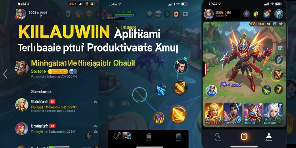 Tampilan antarmuka KILAUWIN yang bersih dan intuitif.