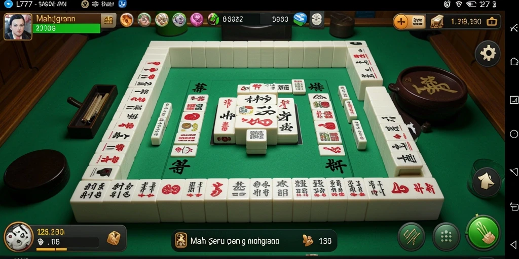 Tampilan gameplay seru dari permainan Mahjong L777.